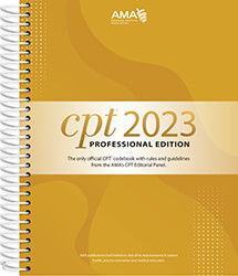 CPT® 2023 Professional Spiral Book Cover