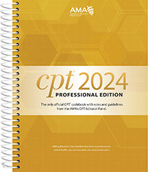 CPT® 2024 Professional Spiral Book Cover