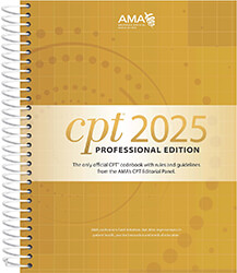 CPT® 2025 Professional Spiral Book Cover