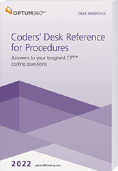 Coders Desk Reference for Procedures 2022 Book Cover
